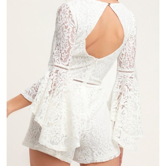 Lulus Babygirl White Lace Romper - Picture 4 of 10